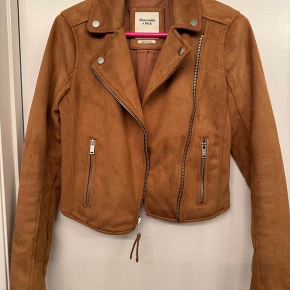 Abercrombie & Fitch Jackets & Blazers - Abercrombie & Fitch Women's Brown Leather Jacket